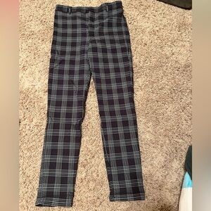 Garage Monochrome Plaid Trousers